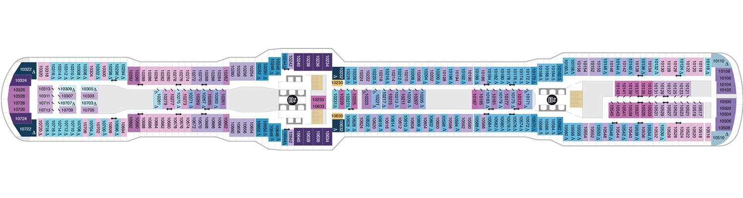 Spectrum of the Seas deck 10