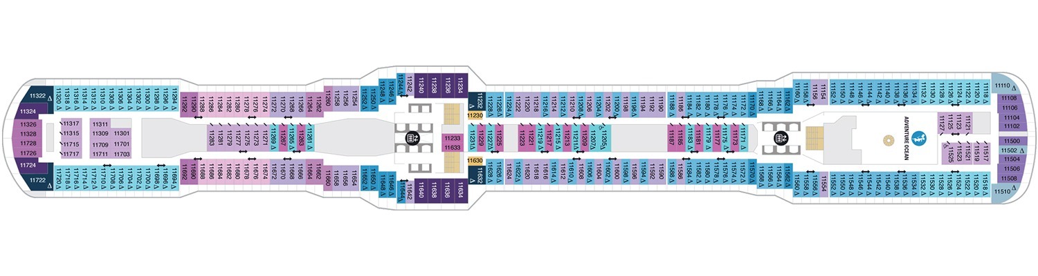 Spectrum of the Seas deck 11