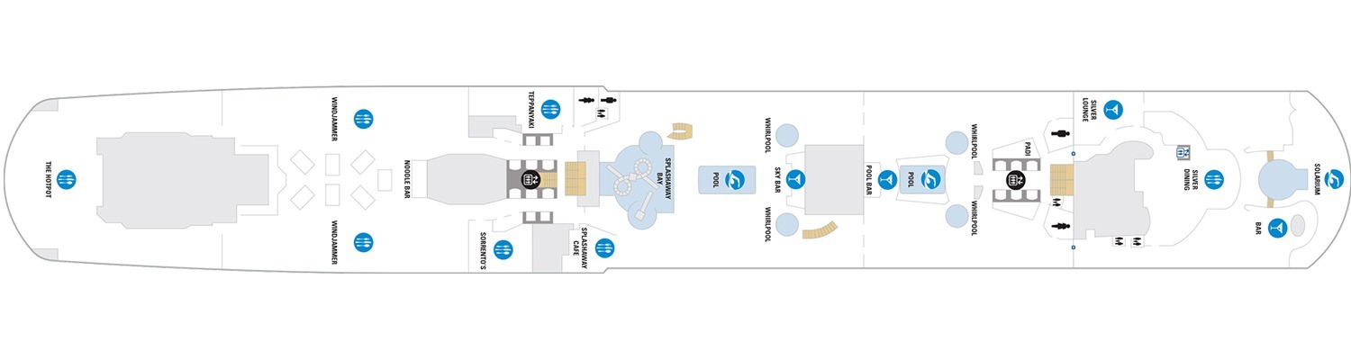 Spectrum of the Seas deck 14