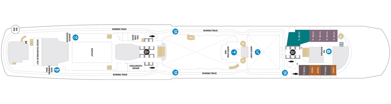 Spectrum of the Seas deck 15