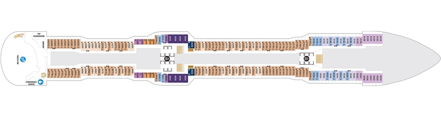 Spectrum of the Seas deck 6