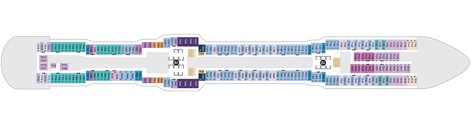Spectrum of the Seas deck 7