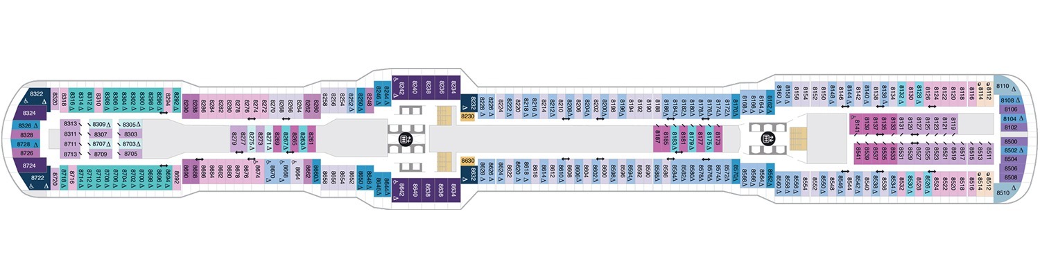 Spectrum of the Seas deck 8