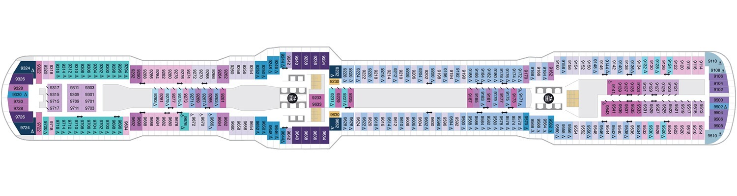 Spectrum of the Seas deck 9
