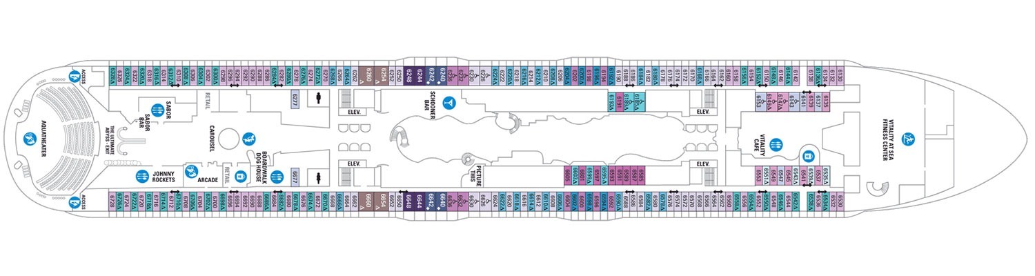 Symphony of the Seas deck 6