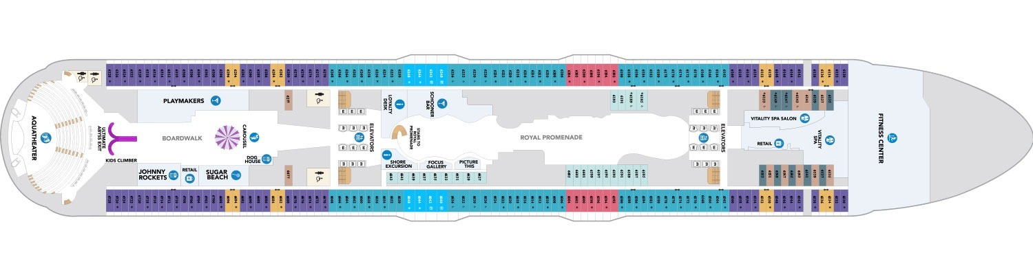Utopia of the Seas deck 6