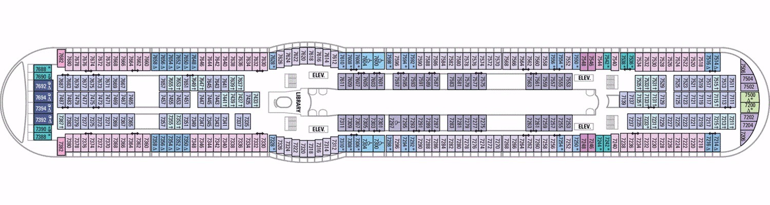 Voyager of the Seas deck 7 