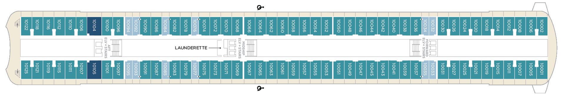 Crystal Cruises Crystal Serenity Pont 10
