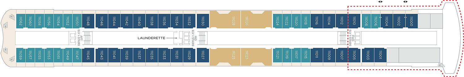 Crystal Cruises Crystal Serenity Pont 11
