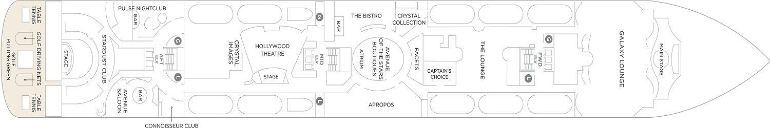 Crystal Cruises Crystal Serenity Pont 6