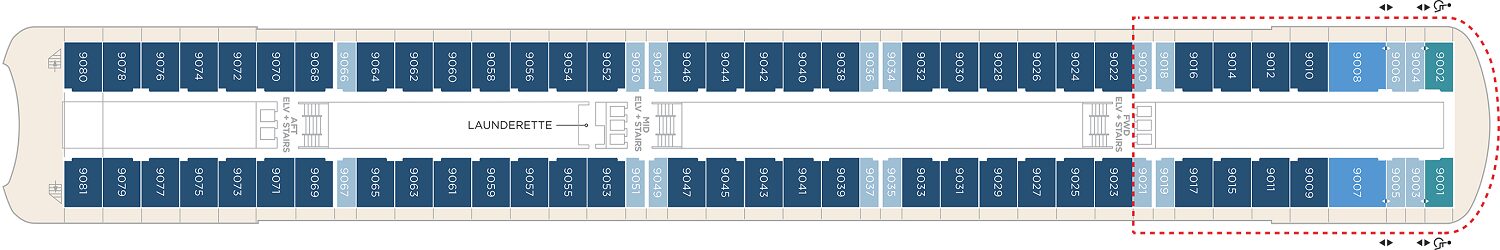Crystal Cruises Crystal Serenity Pont 9.