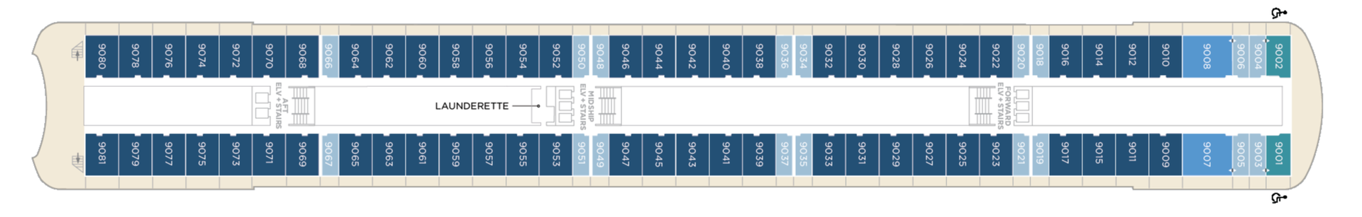 Crystal Cruises Crystal Serenity Pont 9