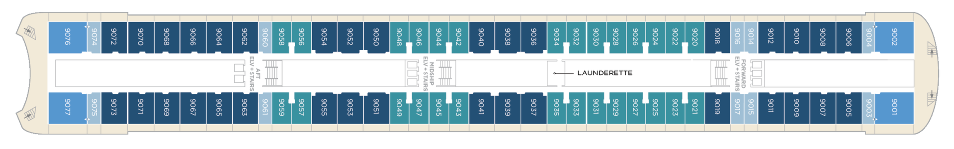 Crystal Cruises Crystal Symphony Pont 9