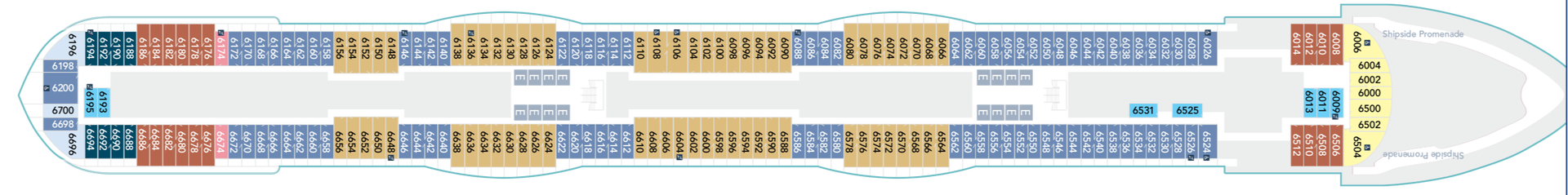 Disney Cruise Line Disney Treasure Pont 6