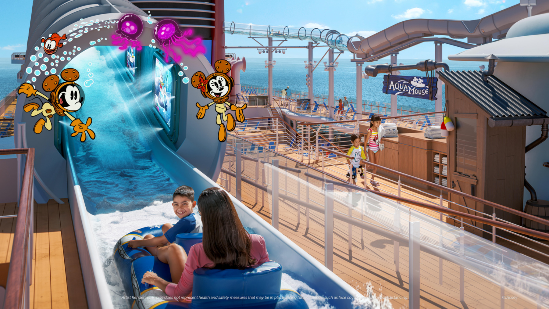 Disney Wish AquaMouse Disney Wish AquaMouse