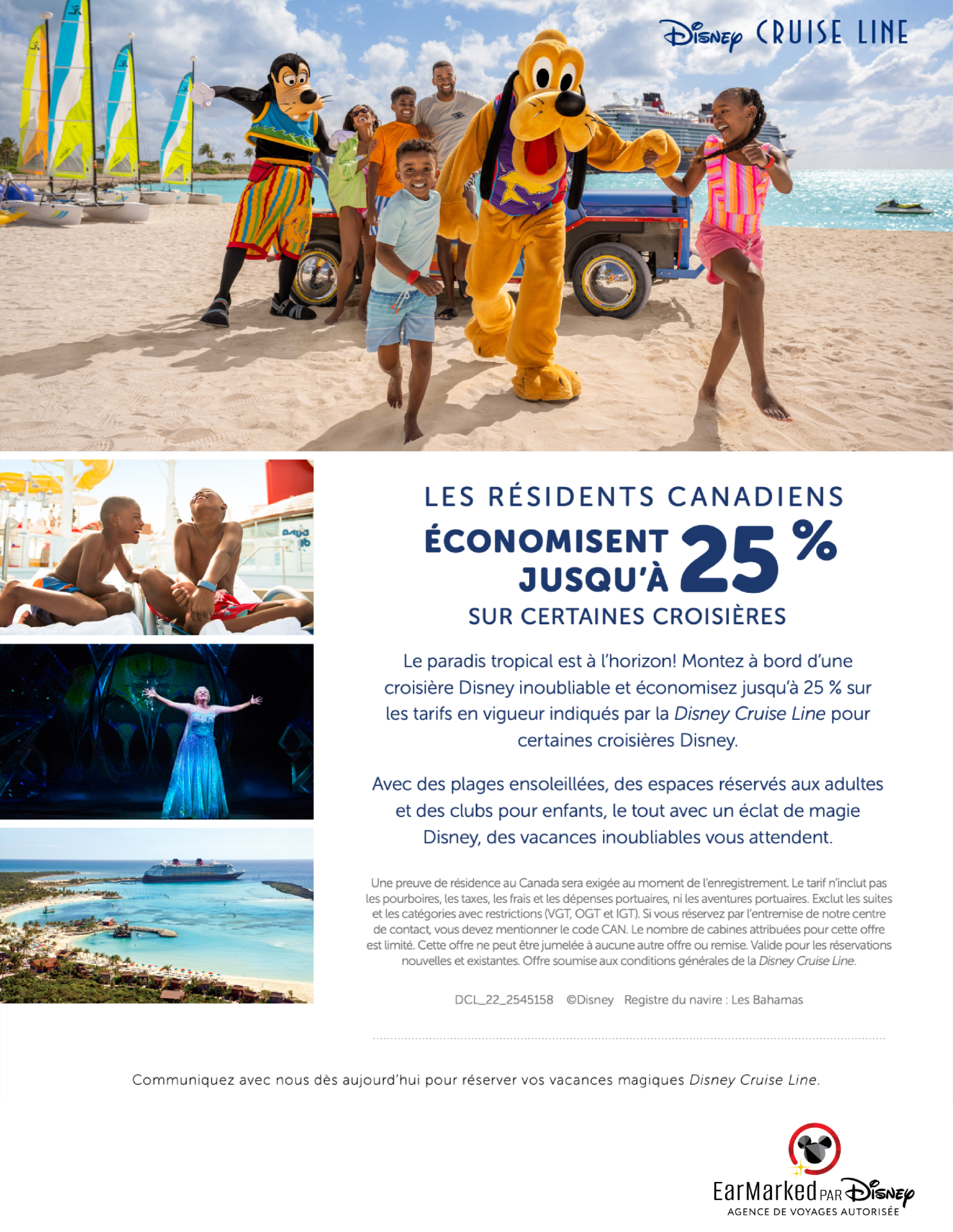 Résidents Canadiens - Économisez jusqu'à 25% sur certaines croisières Disney Cruise Line Résidents Canadiens - Économisez jusqu'à 25% sur certaines croisières Disney Cruise Line