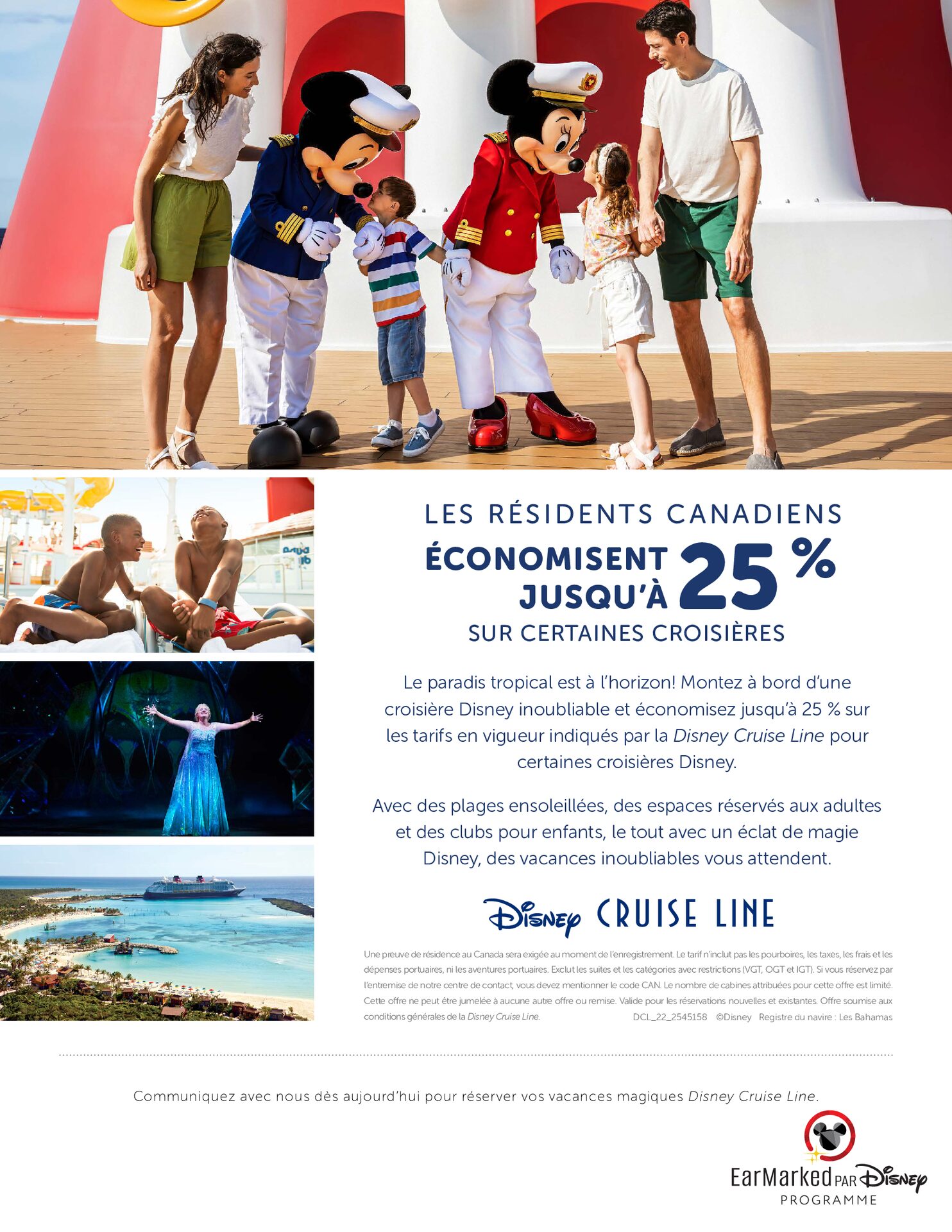 Résidents Canadiens - Économisez jusqu'à 25% sur certaines croisières Disney Cruise Line Résidents Canadiens - Économisez jusqu'à 25% sur certaines croisières Disney Cruise Line