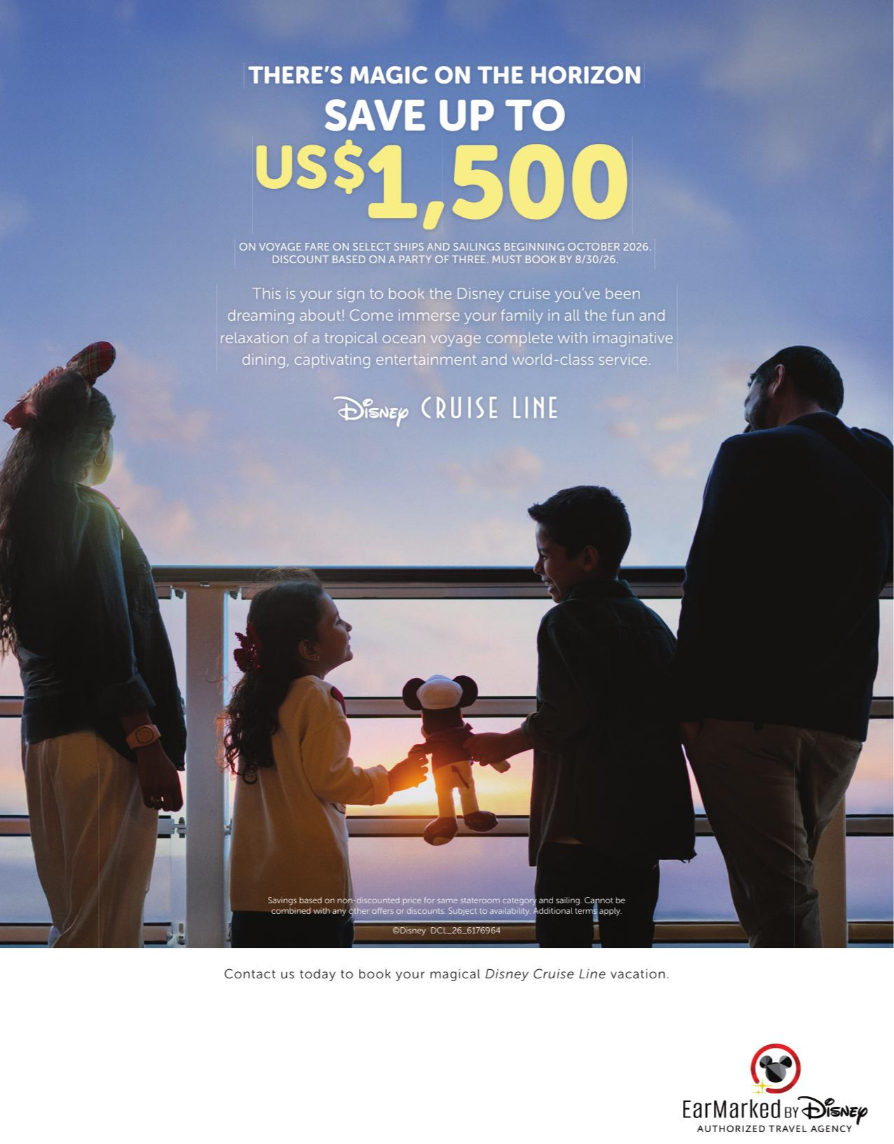 Walt Disney Cruise Save Up to 1500$ US Magic Makers Voyages Synergia