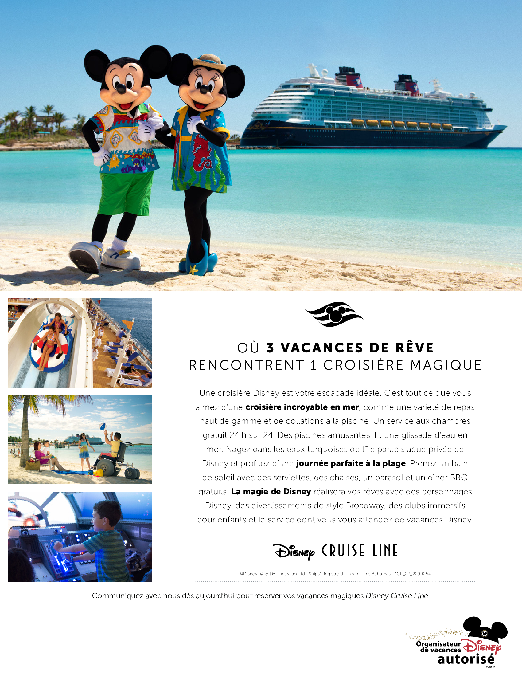 Disney Cruise Line - Où vacances de rêve rencontrent une croisière magique