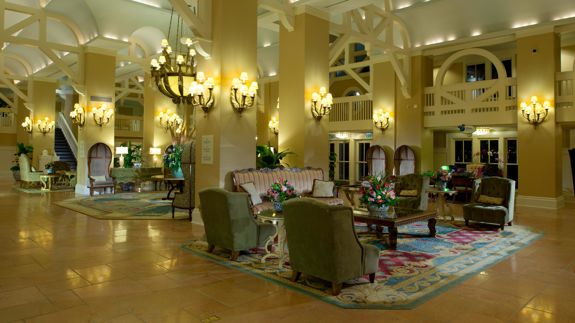 Lobby du Disney’s Beach Club Resort at Walt Disney World Resort in Florida