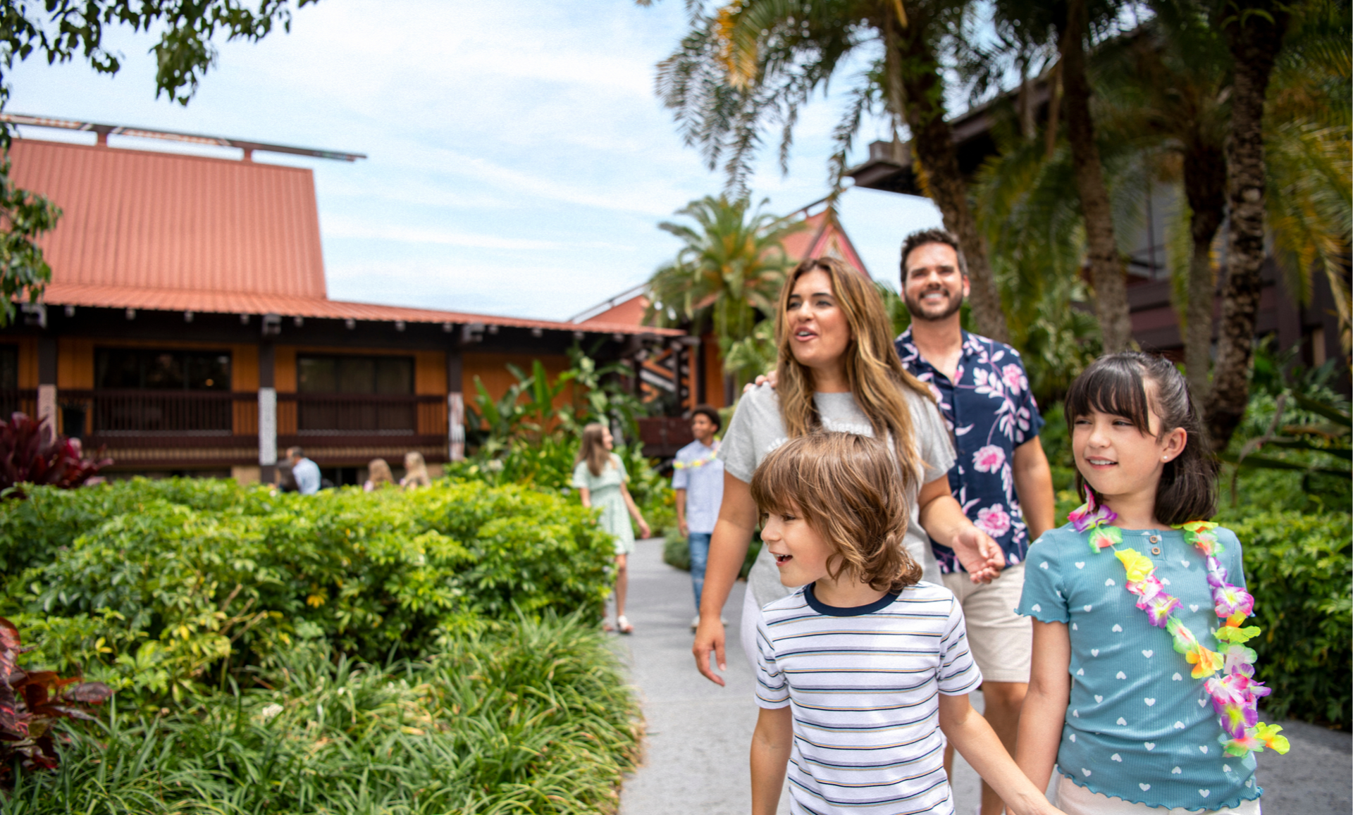Famille au Disney’s Polynesian Village Resort à Walt Disney World Resort en Floride