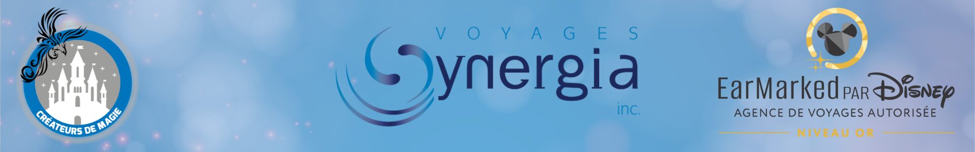 Voyages Synergia Créateurs de Magie Organisateur de Vacances Disney Autorisé Producteur Earmarked Or Voyages Synergia Créateurs de Magie Organisateur de Vacances Disney Autorisé Producteur Earmarked Or