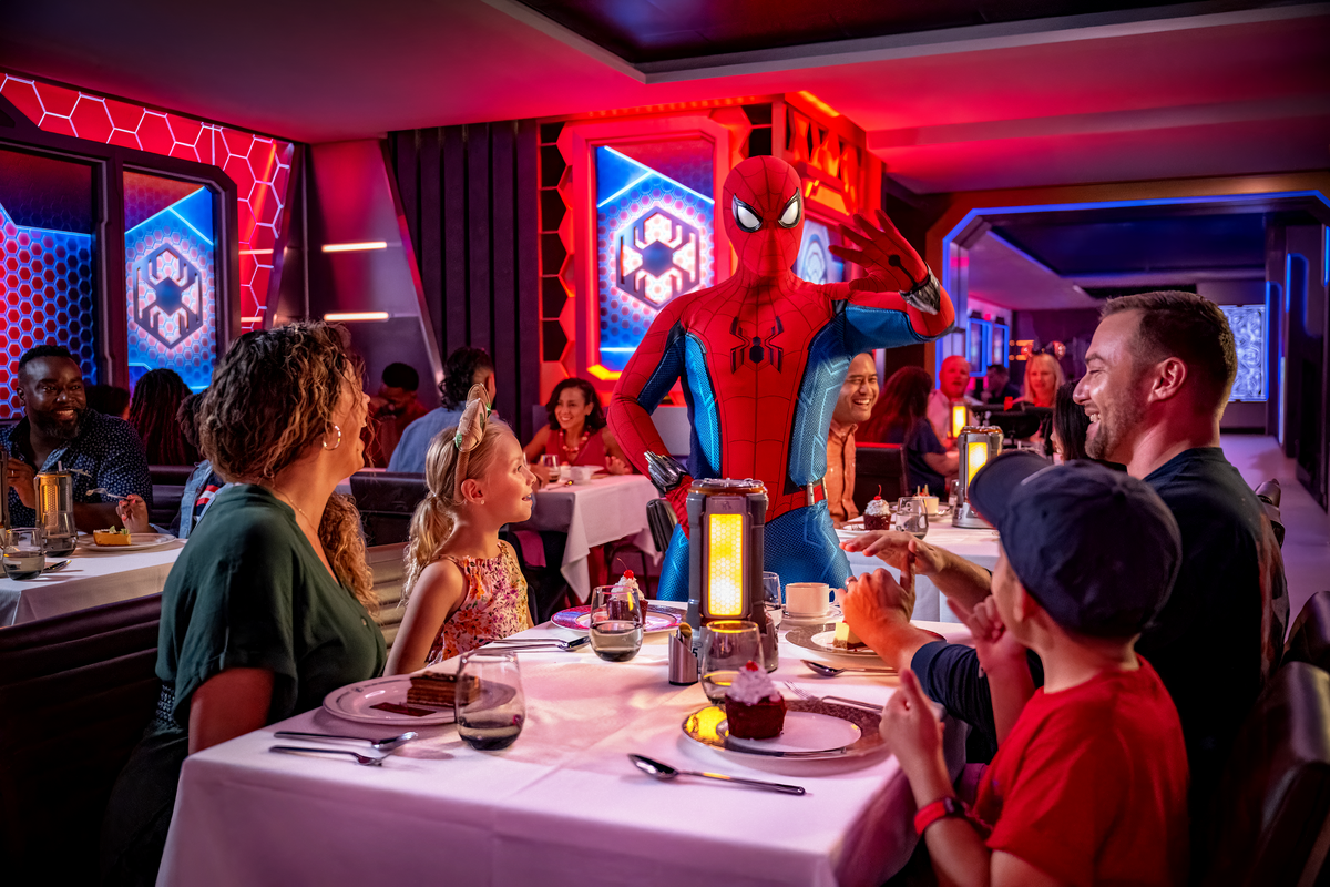 Disney Cruise Line Disney Treasure World of Marvel Restaurant 