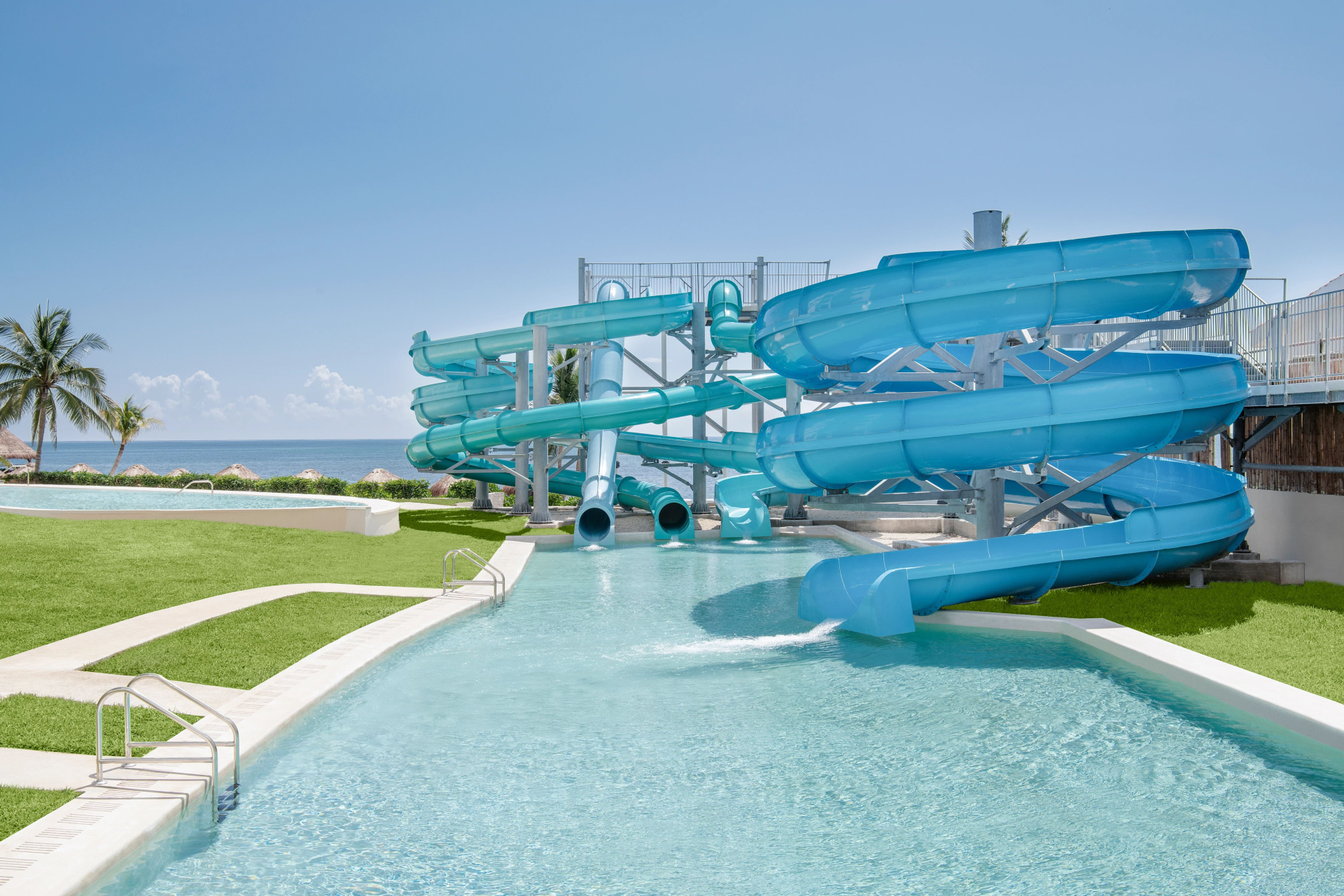 Aquatic parc at Dreams Puerto Morelos, Riviera Maya with Aquaterra Travels Aquatic parc at Dreams Puerto Morelos, Riviera Maya with Aquaterra Travels