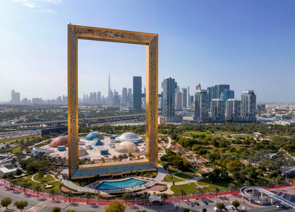 Dubai Frame vue