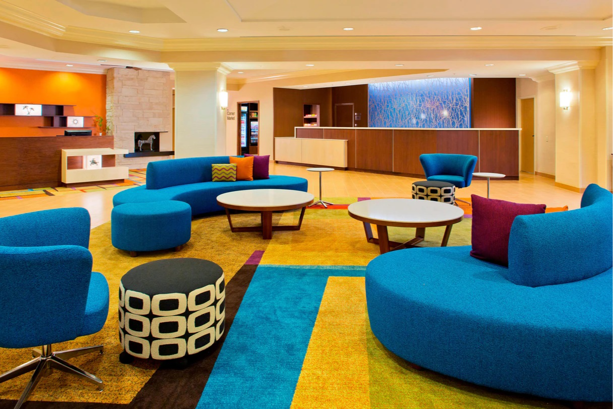 Lobby at Fairfield Inn by Marriott Village Hotels in Lake Buena Vista