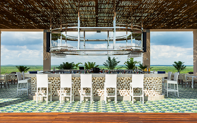 Roof Top Bar at Garza Blanca Resort & Spa Cancun