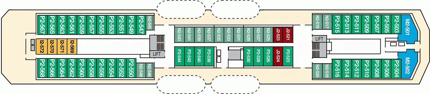 Hurtigruten MS Kong Harald Pont 5