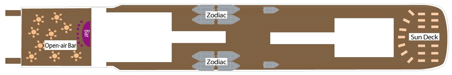 Pont soleil et bar extérieur