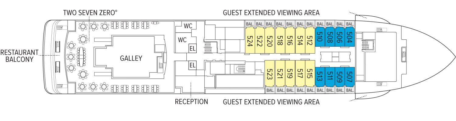 Lindblad Expeditions National Geographic Resolution Main Deck