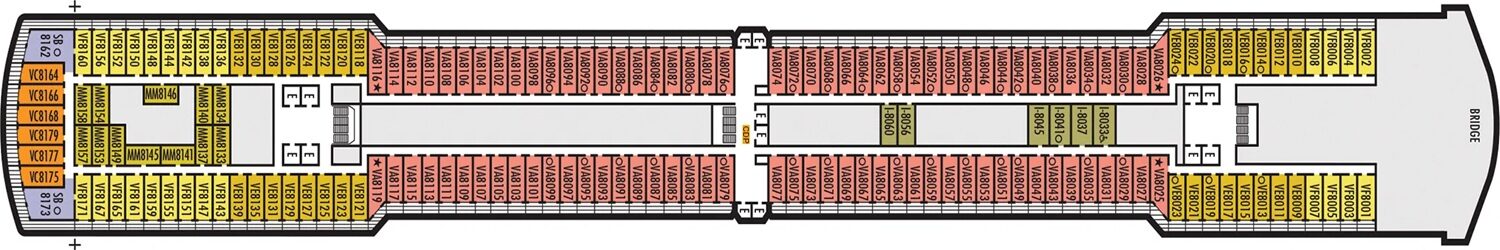 MS Eurodam pont 8