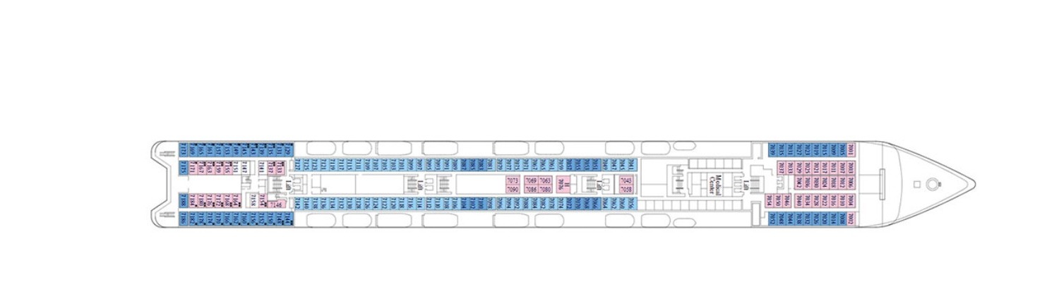 MSC Armonia deck 7 Topazio