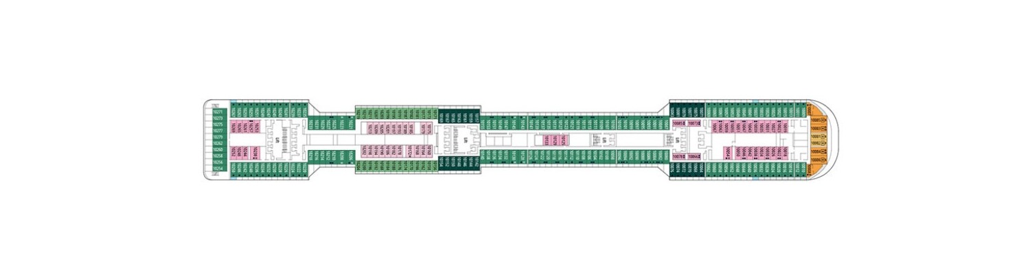 MSC Divina deck 10 Giunone