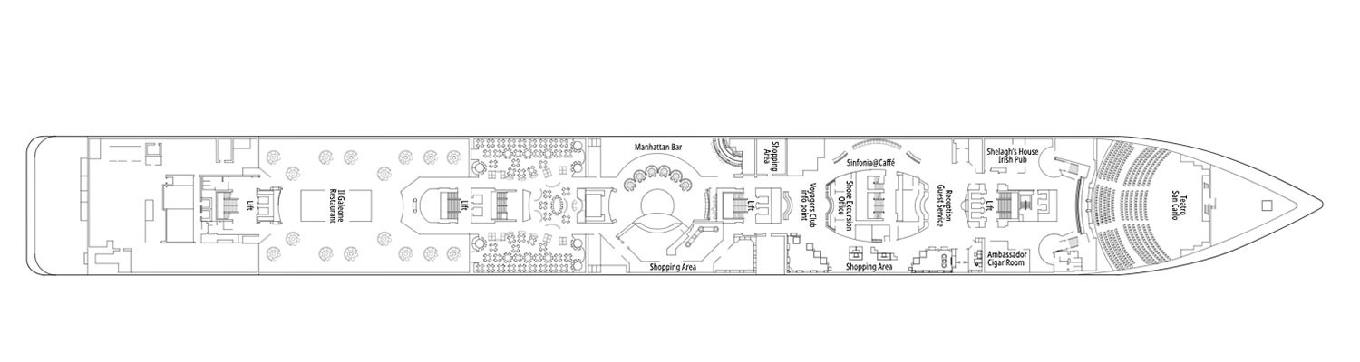 MSC Sinfonia deck 5 Beethoven
