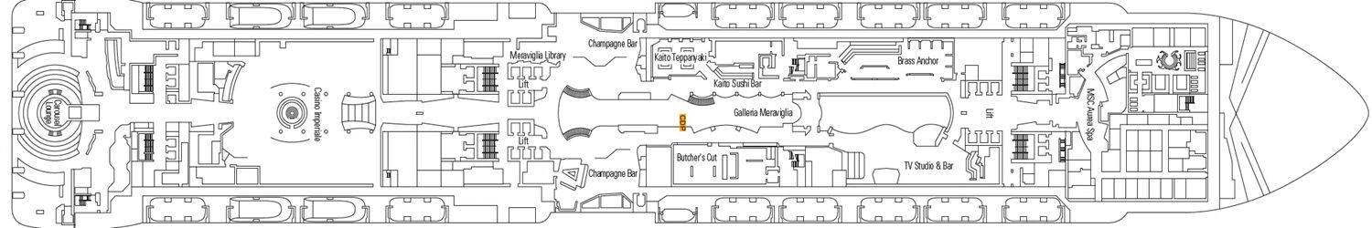 MSC Meraviglia pont 7