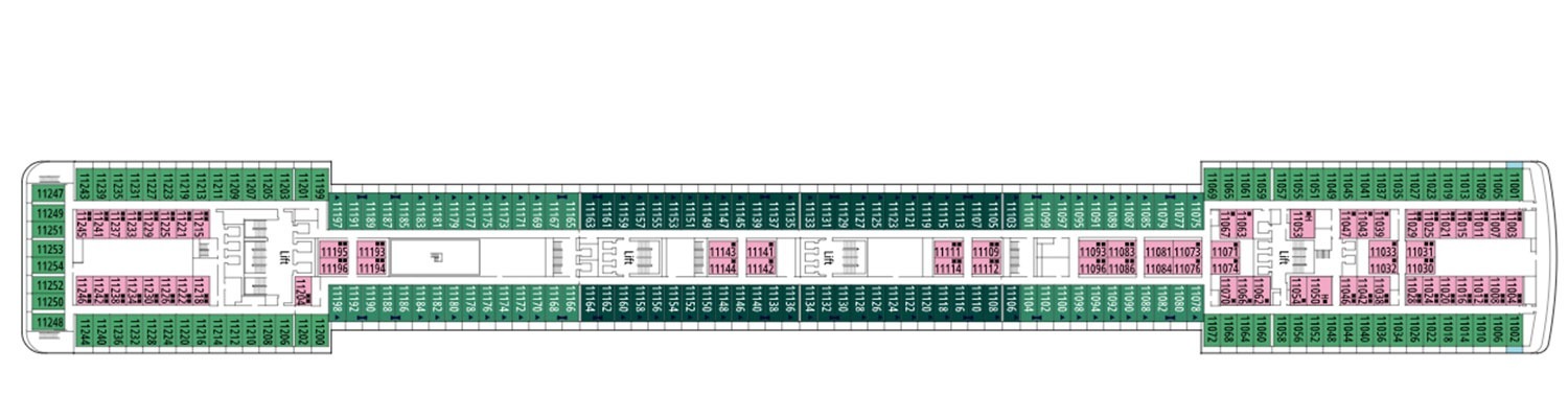 MSC Musica deck 11 Adagio