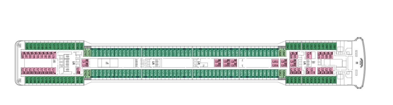 MSC Musica deck 12 Virtuoso