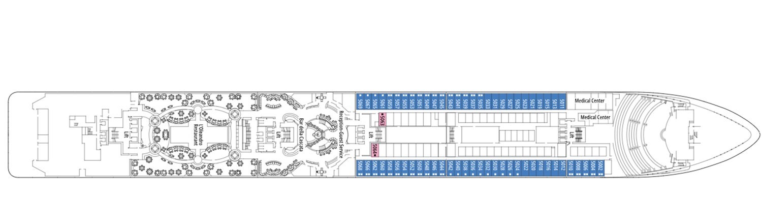 MSC Musica deck 5 Grazioso