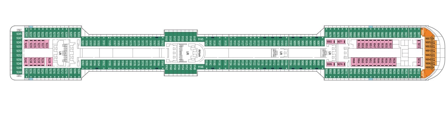 MSC Splendida deck 9 Tintoretto