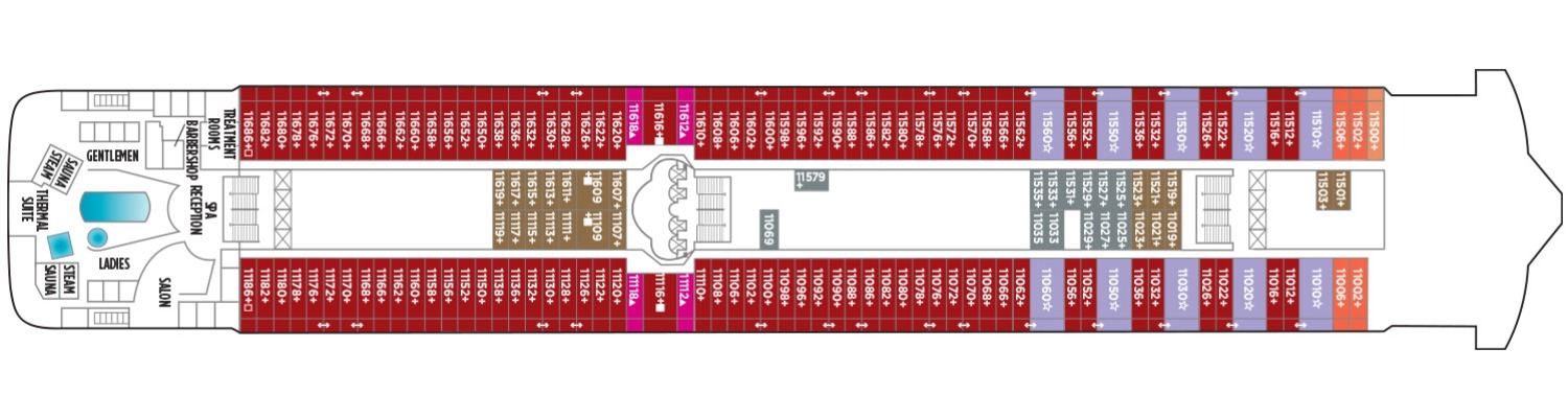 Norwegian Dawn Deck 11