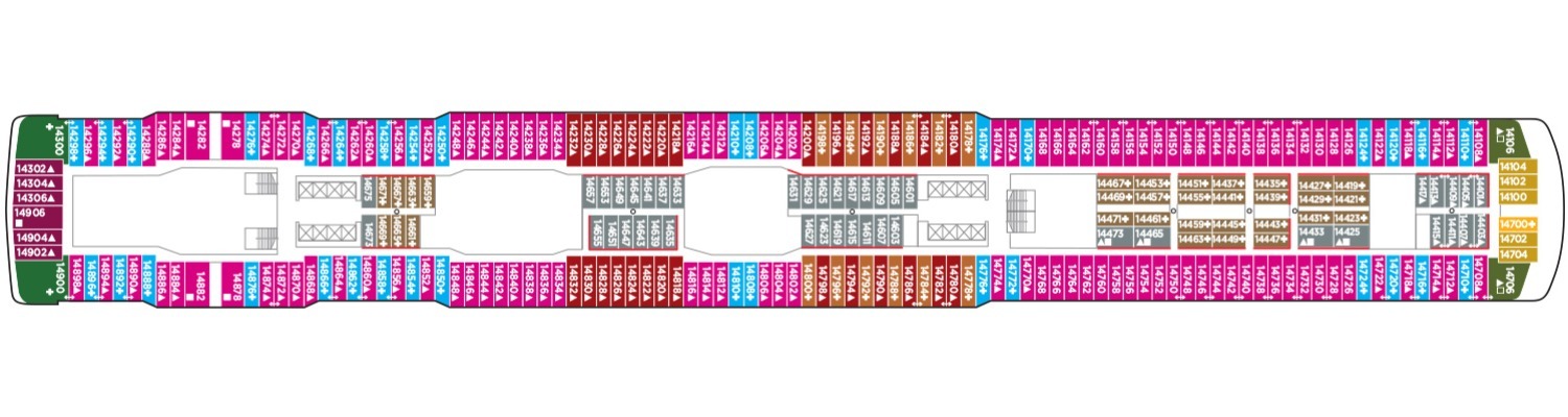 Norwegian Escape Deck 14
