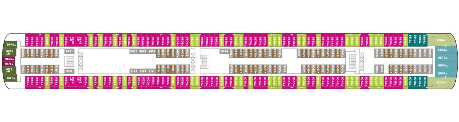 Norwegian Gem Deck 9