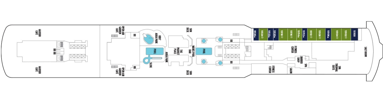 Norwegian Getaway Deck 15