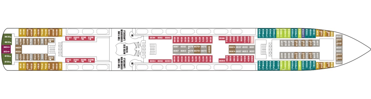 Norwegian Jade Deck 8 