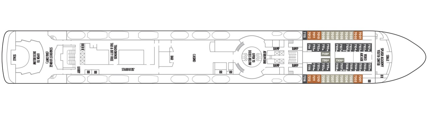 Norwegian Sky Deck 7 International