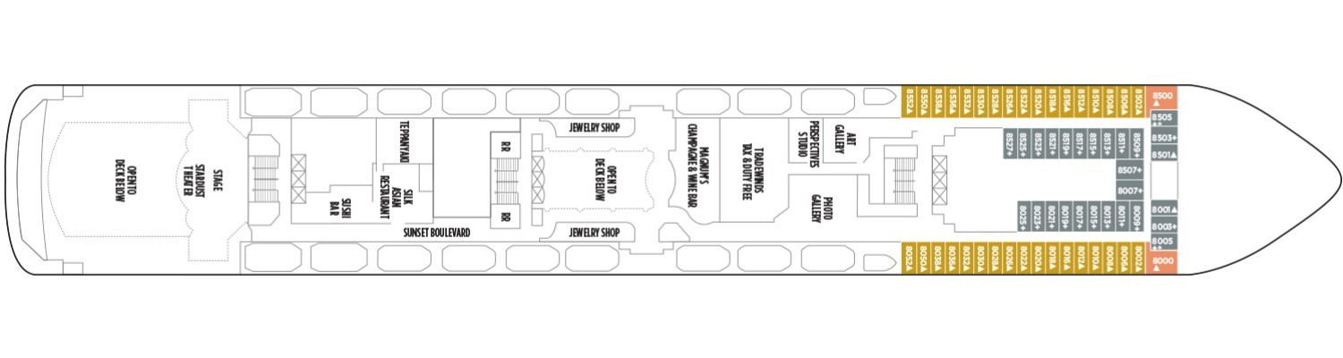 Norwegian Spirit Deck 8